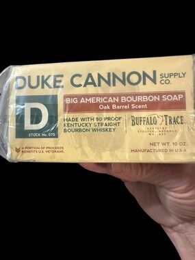 Duke Cannon Big American Bourbon Oak Barrel Scent Soap - Tan